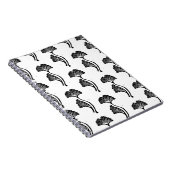 Gingko Leaf Lino Print Notitieboek (Rechterzijde)