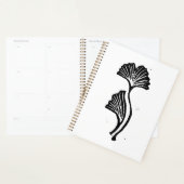 Gingko Leaf Lino Print Planner (Display)