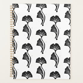 Gingko Leaf Lino Print Planner