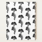 Gingko Leaf Lino Print Planner (Achterkant)
