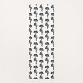 Gingko Leaf Lino Print Yogamat (Voorkant)