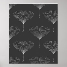 Gingko leaf poster