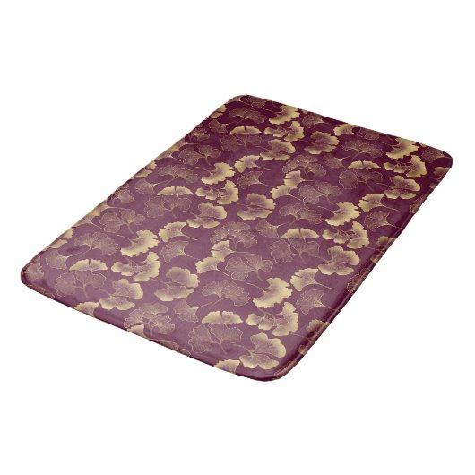 Gingko Leaves Bath Mat (Gekanteld)