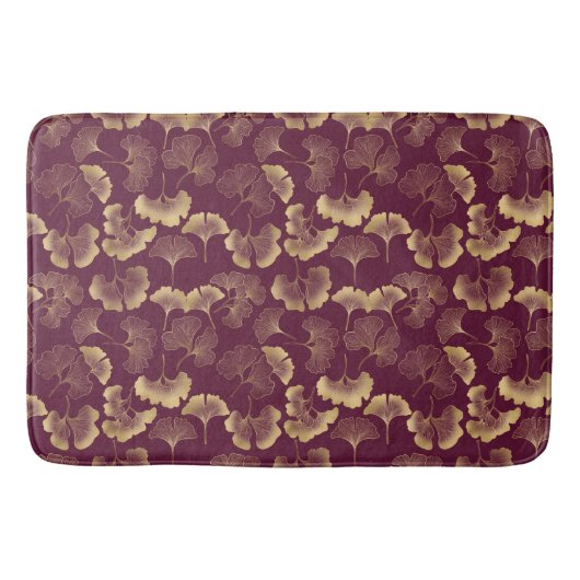 Gingko Leaves Bath Mat (Voorkant)