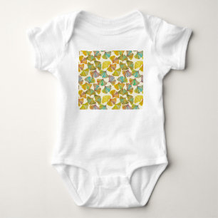 Gingko Leaves: Bloemen Abstracte kunst Romper