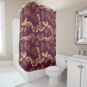 Gingko Leaves Shower Curtain Douchegordijn (In situ)