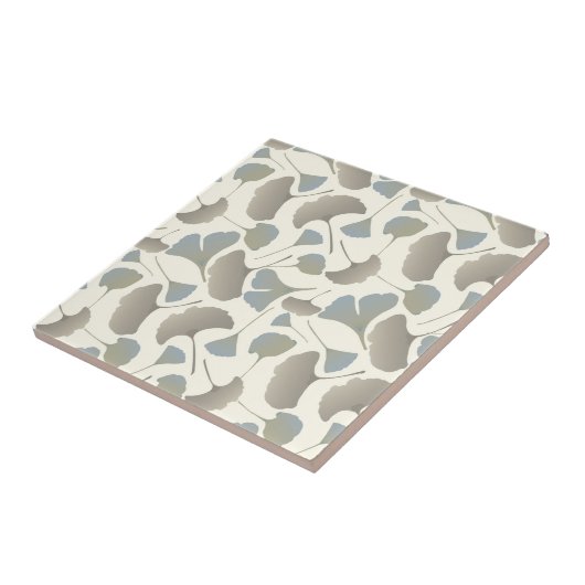 Gingko Leaves Tile Tegeltje (Zijkant)