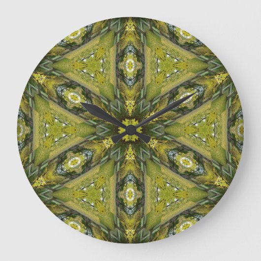 Gingko Mandala Grote Klok (Voorkant)