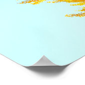 Gingko Tree, prefectuur Nagano, Japan Poster (Hoek)