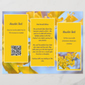 Gingko Zakelijk Logo Gevouwen Brochure (Achterkant)
