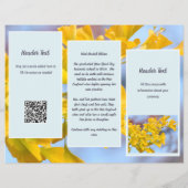 Gingko Zakelijk Logo Gevouwen Brochure (Achterkant)