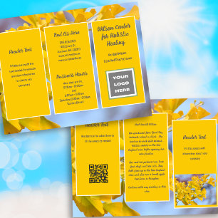 Gingko Zakelijk Logo Gevouwen Brochure