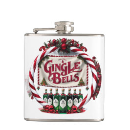 Gingle Bells Christmas Gin Display Heupfles