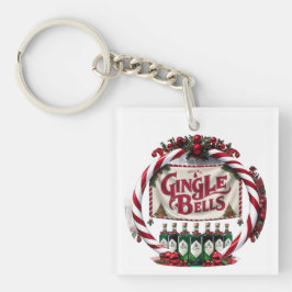 Gingle Bells Christmas Gin Display Sleutelhanger