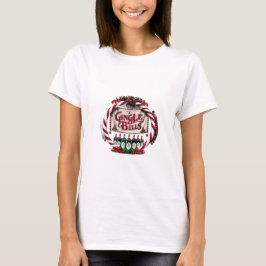 Gingle Bells Christmas Gin Display T-shirt