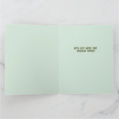 GINgle Bells Folded Holiday Greeting Kaart (Binnen)