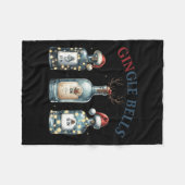 Gingle Bells Funny Gin Bells Kerstboom Me Fleece Deken (Voorkant (Horizontaal))