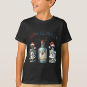 Gingle Bells Funny Gin Gin Bells Christmas Tree Me T-shirt (Voorkant)