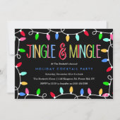 Gingle en Mingle | Kerstfeestdag — Cocktail Kaart (Voorkant)