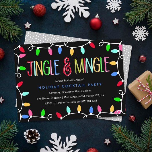 Gingle en Mingle | Kerstfeestdag — Cocktail Kaart