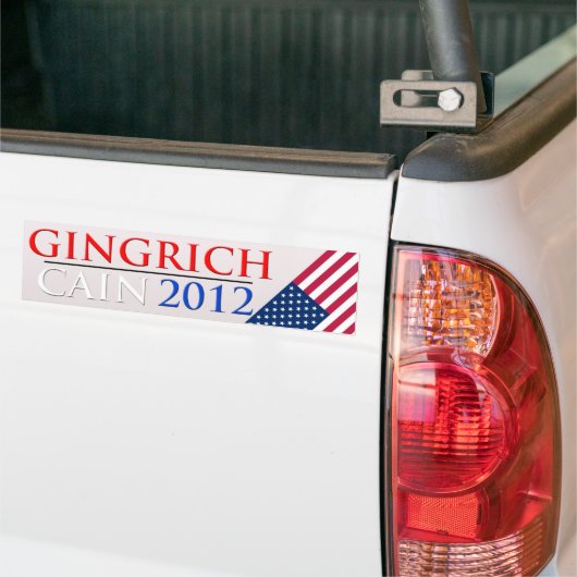 Gingrich/Cain 2012 bumpersticker (Op Truck)