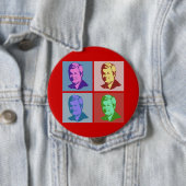 Gingrich Pop Art Ronde Button 4,0 Cm (In situ)