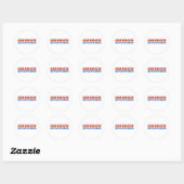 Gingrich voor President (2) Ronde Sticker (Vel)
