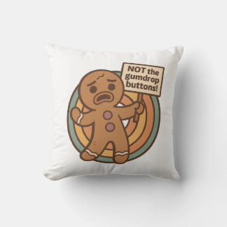 Gingy Gingerbread Christmas Throw Pillow Kussen