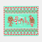 Gingy House 2021 Fleece Blanket (Voorkant (Horizontaal))