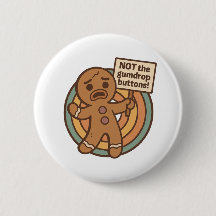 Gingy Kerst Knop Speld