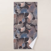 Ginhko leave pattern badhanddoek (Badhanddoek)