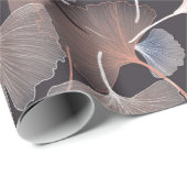 Ginhko vertrekt patroon cadeaupapier (Rol Hoek)
