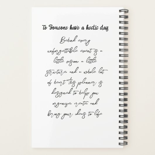 Gini Raksha Mask Spiral Event Planner – Sri Lanka (Achterkant)