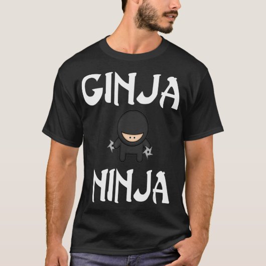 GINJA NINJA voor RedHead Funny Novelty Gift T-shirt (Voorkant)