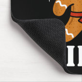 Ginjas Gingerbread Ninja Funny Christmas Cookie Bo Muismat (Hoek)