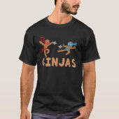 Ginjas Gingerbread Ninjas Funny Christmas Cookie P T-shirt (Voorkant)