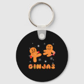 Ginjas Gingerbread Ninjas Funny Ugly Christmas  Sleutelhanger (Voorkant)