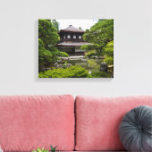 Ginkaku-ji (Silver Pavillion), Kyoto Canvas Afdruk (Insitu (Woonkamer))