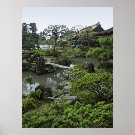GINKAKU-JI ZEN TEMPLE POSTER (Voorkant)