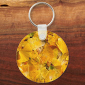 Ginkgo Biloba-bladeren Sleutelhanger (Voorkant)