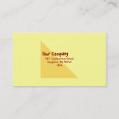 Ginkgo Biloba-bladeren Visitekaartje (Achterkant)