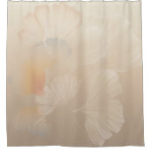 Ginkgo Biloba Botanische Abstracte grafische kunst Douchegordijn (Voorkant)