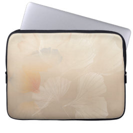 Ginkgo Biloba Botanische Abstracte grafische kunst Laptop Sleeve