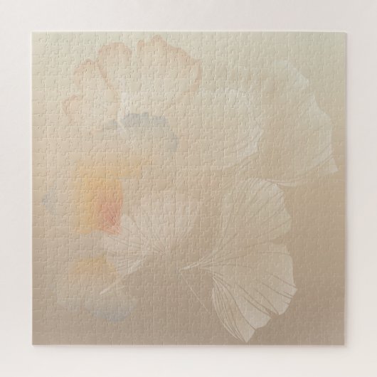 Ginkgo Biloba Botanische Abstracte grafische kunst Legpuzzel (Verticaal)