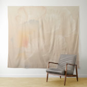 Ginkgo Biloba Botanische Abstracte grafische kunst Wandkleed (In Situ (horizontaal))