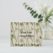 ginkgo biloba briefkaart (Staand voorkant)