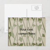 ginkgo biloba briefkaart (Voorkant / Achterkant)