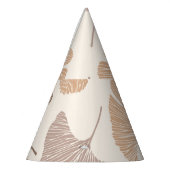 Ginkgo biloba: droog naadloos design. feesthoedjes (Links)