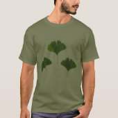 Ginkgo Biloba laat groen T-shirt achter (Voorkant)