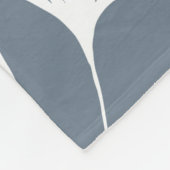 Ginkgo biloba laat naadloos patroon achter fleece deken (Hoek)